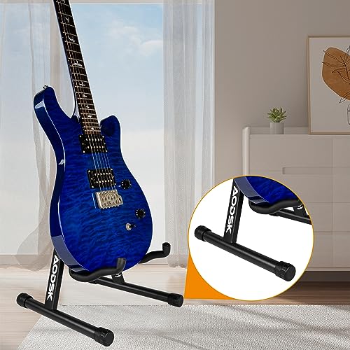 AODSK Guitar Stand,A-Frame for Acoustic Classical and Electric Guitars Bass Ukulele Portable
