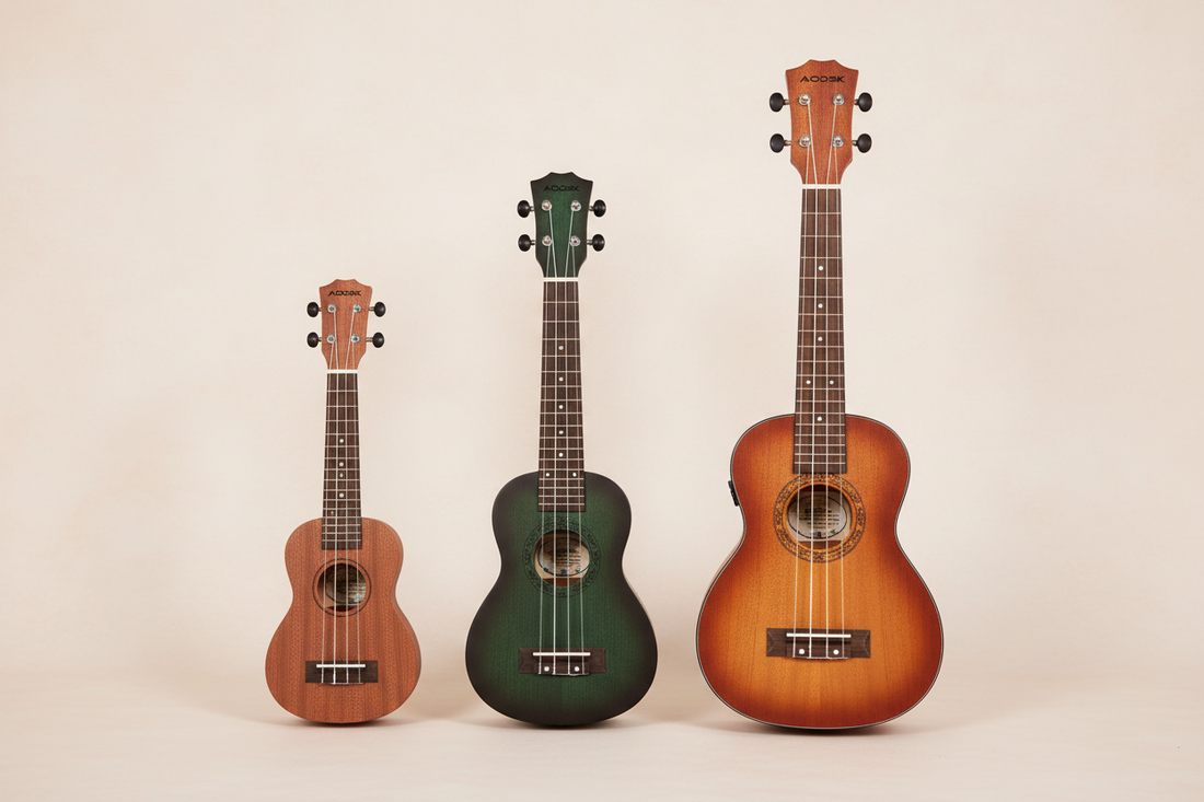 Soprano vs Concert vs Tenor Ukulele: A Complete Size Guide