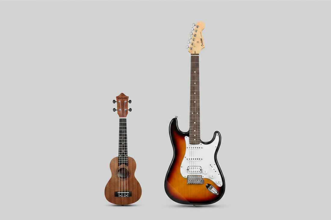 Ukulele vs Electric Guitar: Which Instrument Is Better for Beginners to Learn