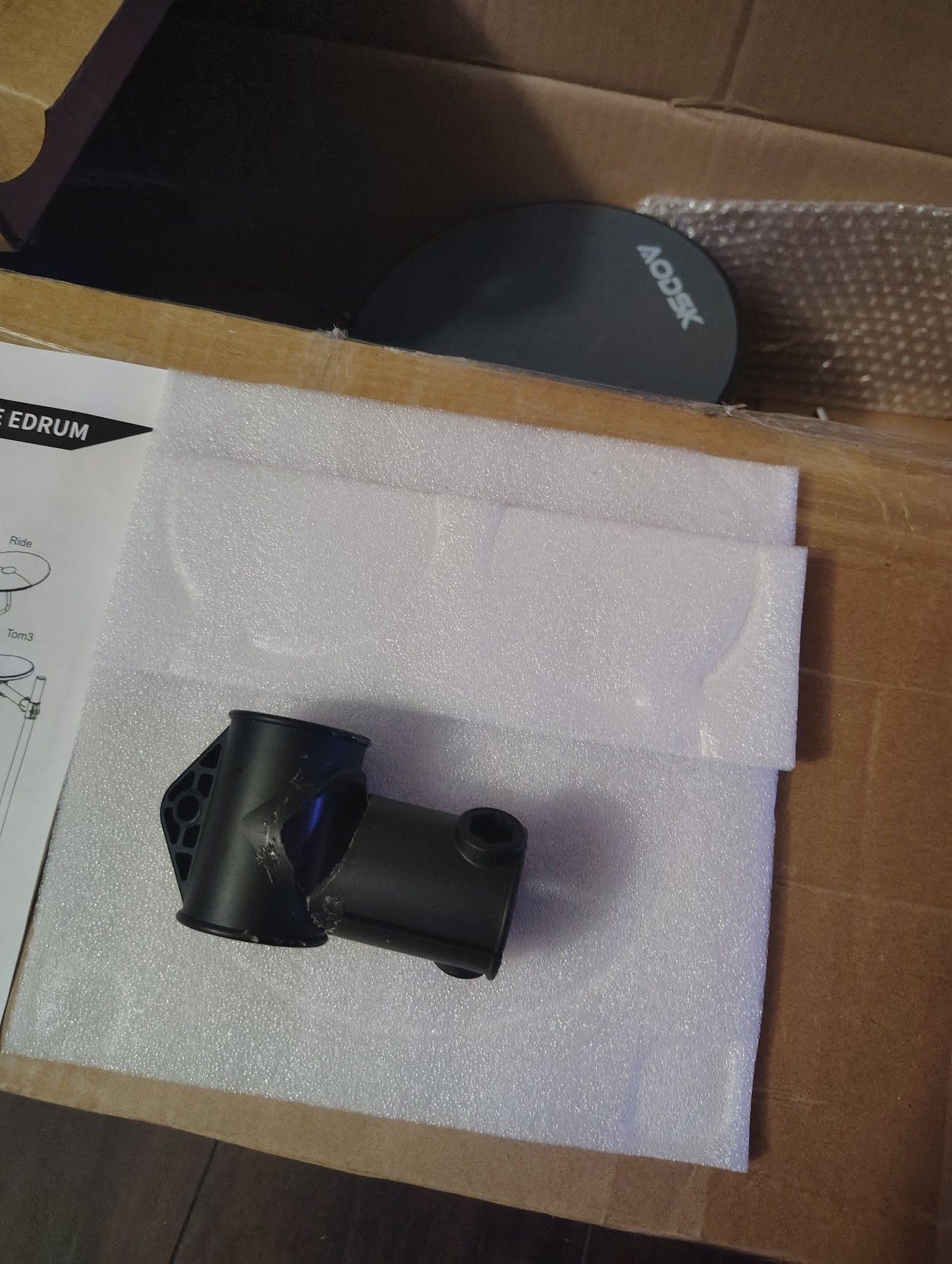 AODSK 電子ドラムアクセサリー T型クランプ