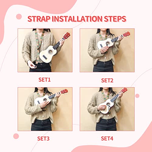 AODSK Ukulele For Beginners,Starter Bundle Kit with Free Gig Bag Strap,Professional Acoustic Ukelele Four String Wooden Hawaiian Uke for Kids Students Starter Kit