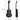 AODSK Soprano Black Ukulele for Beginner 21 Inch Ukelele with Gig Bag Strap Nylon String 4 Picks Holiday Gift