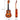 AODSK Soprano Sunburst Ukulele for Beginner 21 Inch Ukelele with Gig Bag Strap Nylon String 4 Picks Holiday Gift