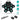 AODSK Electronic Drum Set,9 Practice Pad with Headphone Jack,Roll-up Machine Built-in Speaker Drum Pedals Drum Sticks,Great Holiday Christmas Birthday Gift