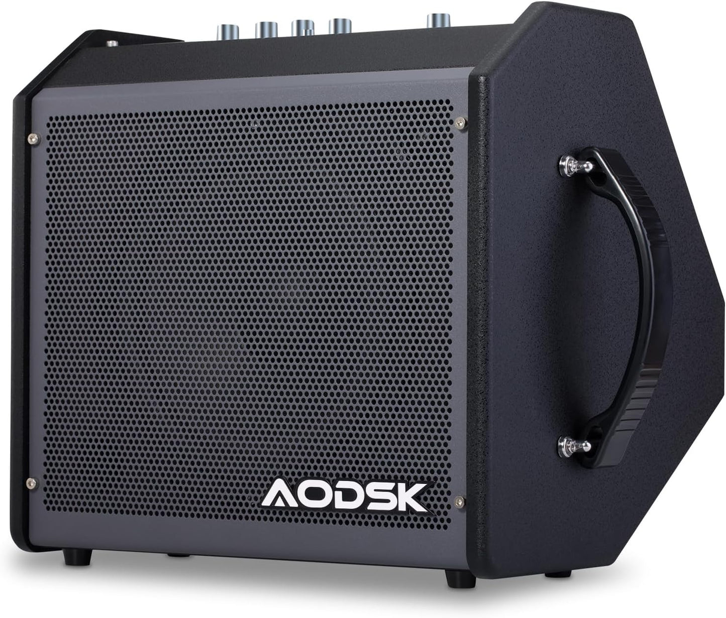 AODSK Electric Drum Amp 35W Professional Electronic Drum Amplifier Keyboard Speaker with AUX Input,Volume,Treble and Middle Controls,Electric Drum Set Monitor